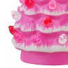 Miss Valentine Miniature 4.1" Nostalgic Ceramic LED Valentine Trees - Set of 3 - 4 of 4