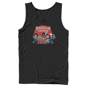 Men's Stranger Things Cartoon Gang Tank Top - 1 of 4