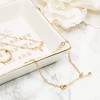 Zodaca 2 Piece Aries Zodiac Necklace and Bracelet Jewelry Set for Women, Gold - 2 of 4
