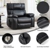 PAGED Power Lift Recliner Chair, Heating Massage Chair with Cup Holder and Side Pocket, Chenille Accent Chair for Bedroom, Living Room - 4 of 4