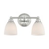 Livex Lighting Somerville 2 - Light Vanity in  Polished Chrome - 3 of 4