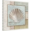 Amanti Art Traveling By Sea I by Elizabeth Medley Canvas Wall Art Print Framed 22 x 22-in. - 3 of 4