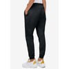 ellos Plus Size Drawstring Waist Fleece Sweatpants - 3 of 3