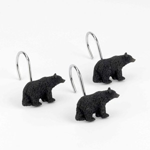 Avanti Black Bear Lodge Shower Hooks - 1 of 3