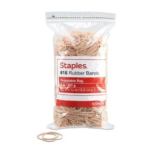Staples Economy Rubber Bands Size #16 1 lb. 808576 - 1 of 3
