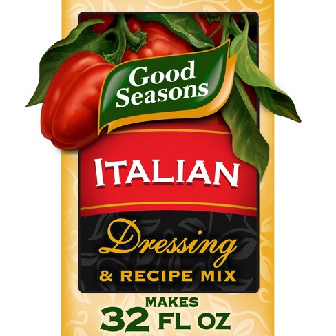 Good Seasons All Natural Italian Salad Dressing Recipe Mix 0.7oz 4 Ct Target