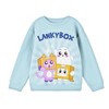 LankyBox Favorite Characters Crewneck Sweatshirt and Lounge Shorts 2-Piece Combo Set - 2 of 3