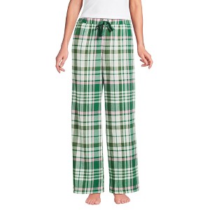 Lands' End Women's Print Flannel Pajama Pants - 1 of 3
