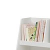 Modern Kids Bookshelf Toy Organizer, 2-Tier Storage Display Bookcase with 5 Cubbies, Open-Faced Bins, Christmas Birthday GIF - 2 of 4