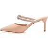 Journee Womens Lunna Mules Mid Stiletto Pointed Toe Pumps - 2 of 4