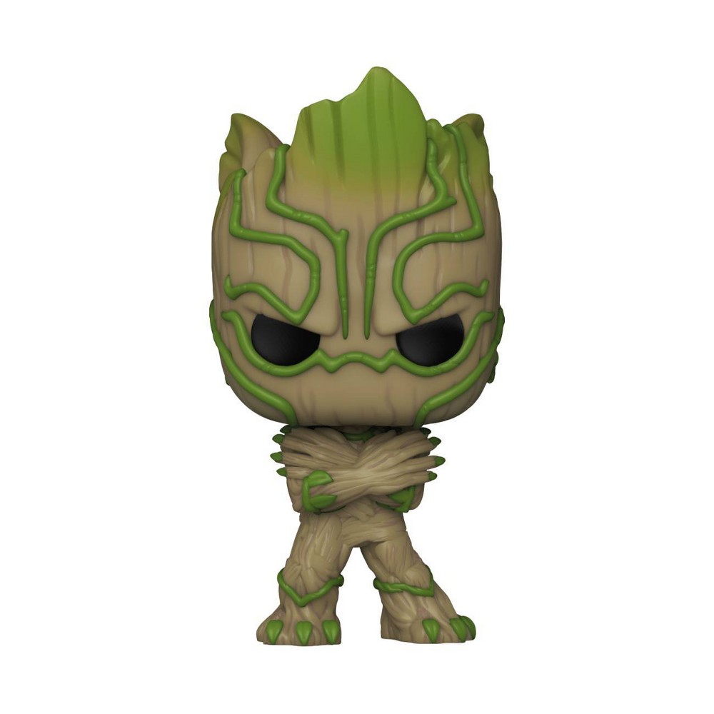 Funko POP! Marvel: We Are Groot - Groot as Black Panther Figure (Target Exclusive)