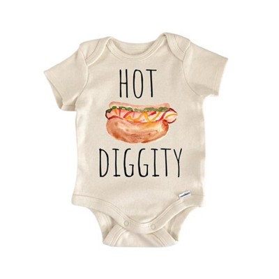 Hot Dog Diggity Foodie - Baby Boy Girl Clothes Infant Onesie® Funny Cute Newborn GS1