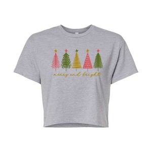 Women's - Instant Message -  Cropped Graphic T-Shirt - 1 of 4