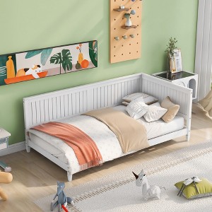 Twin/Full Size Wooden Daybed/Sofa Bed - ModernLuxe - 1 of 4