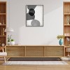 23" x 28" Gray Shapes II by Jennifer Goldberger Framed Canvas Wall Art Print - Amanti Art - 4 of 4