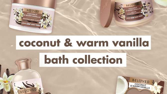 Beloved Coconut &#38; Warm Vanilla Bath Bomb - 1ct/4oz, 2 of 12, play video