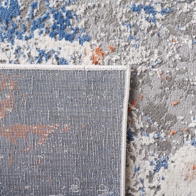 Gray Tufted Handmade Wool and Synthetic Area Rug