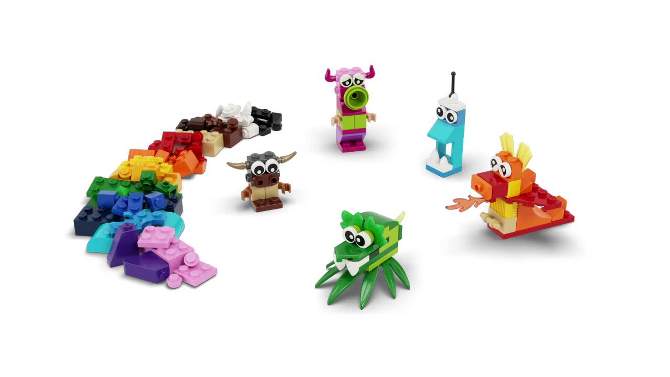 LEGO Classic Creative Monsters 11017 Building Kit with 5 Toys, 2 of 10, play video