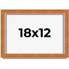 PosterPalooza | Flat Brown Picture Frame - UV Acrylic, Backing Board, Hanging Hardware Included - 2 of 4
