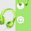 LiLGadgets Connect+ Pro Kids Headphones with Mic and Cord, SharePort Technology, Volume Limit 93db Wired Inline 3.5mm Jack- Green - image 2 of 4