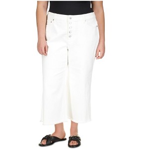Michael Kors Womens Frayed Hem Cropped Jeans - 1 of 1