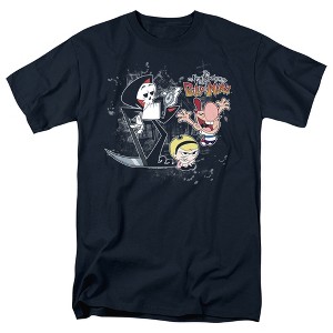 Billy & Mandy Splatter Cast Adult T-Shirt - 1 of 4
