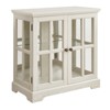 FONTOI Vintage Curio Display Cabinet, Antique Showcase with Adjustable Shelves for Collections, for Home or Office, White, 15.75"*32.09"*30.31" - 2 of 4