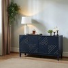 60.5" Modern Buffet Cabinet with Storage, Farmhouse Fluted Sideboard, Adjustable Shelves for Living Room, Dining, Kitchen & Entryway - 3 of 4