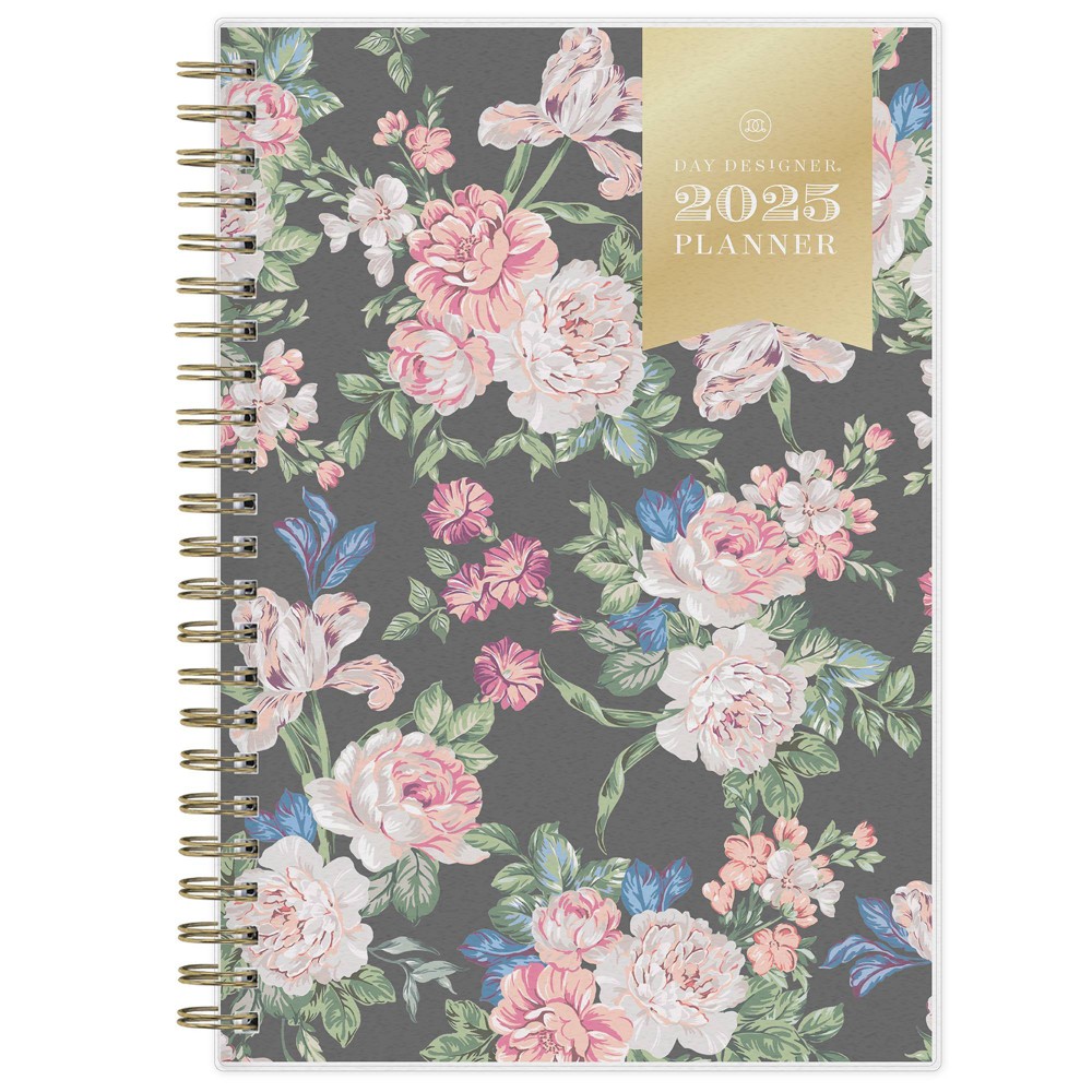 Photos - Planner Day Designer  Weekly/Monthly  8.15"x5.91" Wirebound Rose Garden 2025