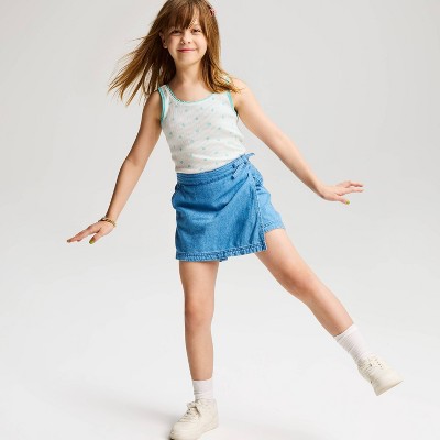 Детские Cat & Jack Girls' Ribbed Pointelle Tank Top - Cat & Jack™ Pink M — фото 3