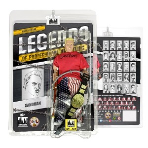 Legends of Professional Wrestling Series Action Figures: Sandman [Deluxe Variant With Accessories] - 1 of 2