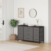 10-Drawer Fabric Dresser TV Stand – Wood Top & Charging Station for Bedroom & Living Room - 4 of 4