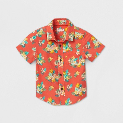 polo floral button down