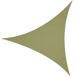 iMountek"Triangle Shade Sail Canopy for Patio, Playground, Camping, and Outdoor Sunscreen Shelter"ArmyGreen - 1 of 4