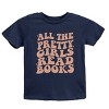 The Juniper Shop Pretty Girls Read Books Youth Short Sleeve Tee - 3 of 4