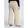 ELOQUII Women's Plus Size Heathered Sweater Pant - 4 of 4