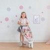 Olivia's Little World 2-in-1 Convertible Buggy-Style Doll Stroller, Pink/Gray - 2 of 4