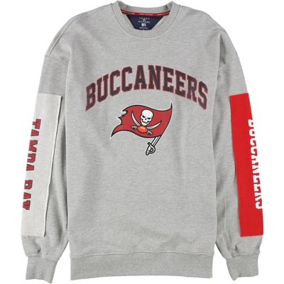 Tommy Hilfiger Mens Tampa Bay Buccaneers Sweatshirt, Grey, Medium