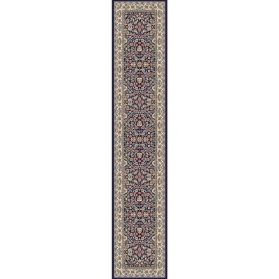 Ancient Garden 57078 Blue/Ivory 2.2X11 Runner