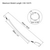 Unique Bargains Fishing Retractable Elastic Heavy Tools Lanyard Safety Cord Spiral Lanyard 2 Pcs - 2 of 4