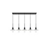 Elegant Lighting Waltz 5 light black Pendant - 3 of 4