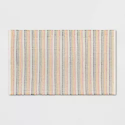 27"x45" Striped Ribbed Accent Rug - Pillowfort™