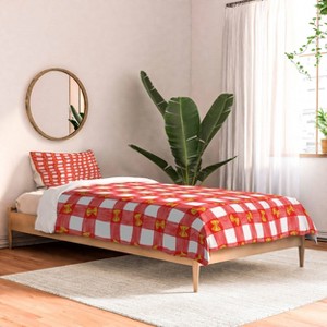 Deny Designs Adrianne Gingham Pasta Twin/Twin XL Comforter and Sham Set (2-3pc Set) - 1 of 4
