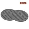 Unique Bargains Silicone Heat Resistant Non-Slip Restaurant Drink Coaster 6 Pcs - 3 of 4