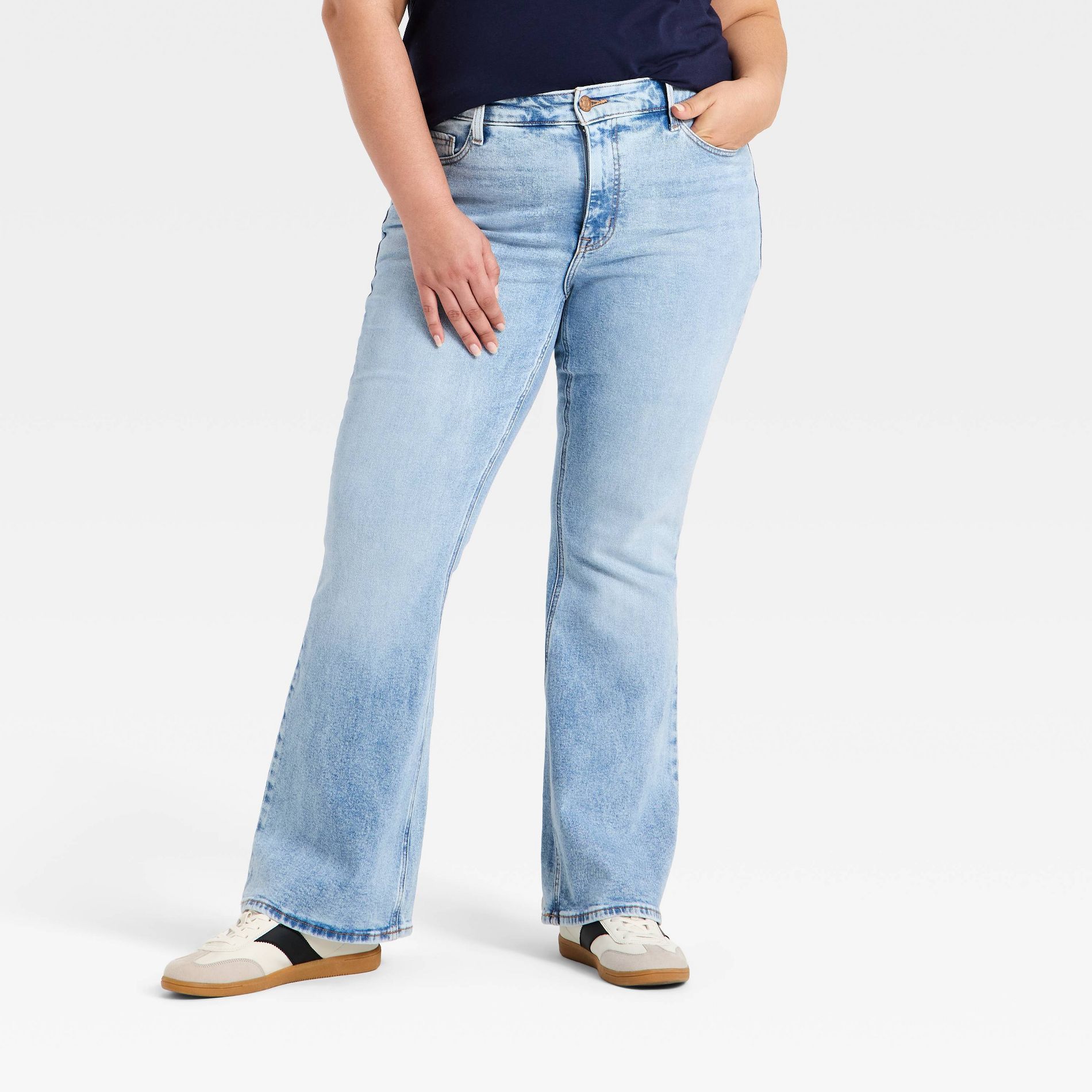 Women's High-Rise Vintage Flare Jeans - Ava & Viv™