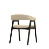 Alpine Furniture Cove Curved Back Chairs, Vintage Black (Set of 2) - 4 of 4