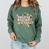 Simply Sage Market Women's Graphic Sweatshirt Sweater Weather and Chill - 2 of 4