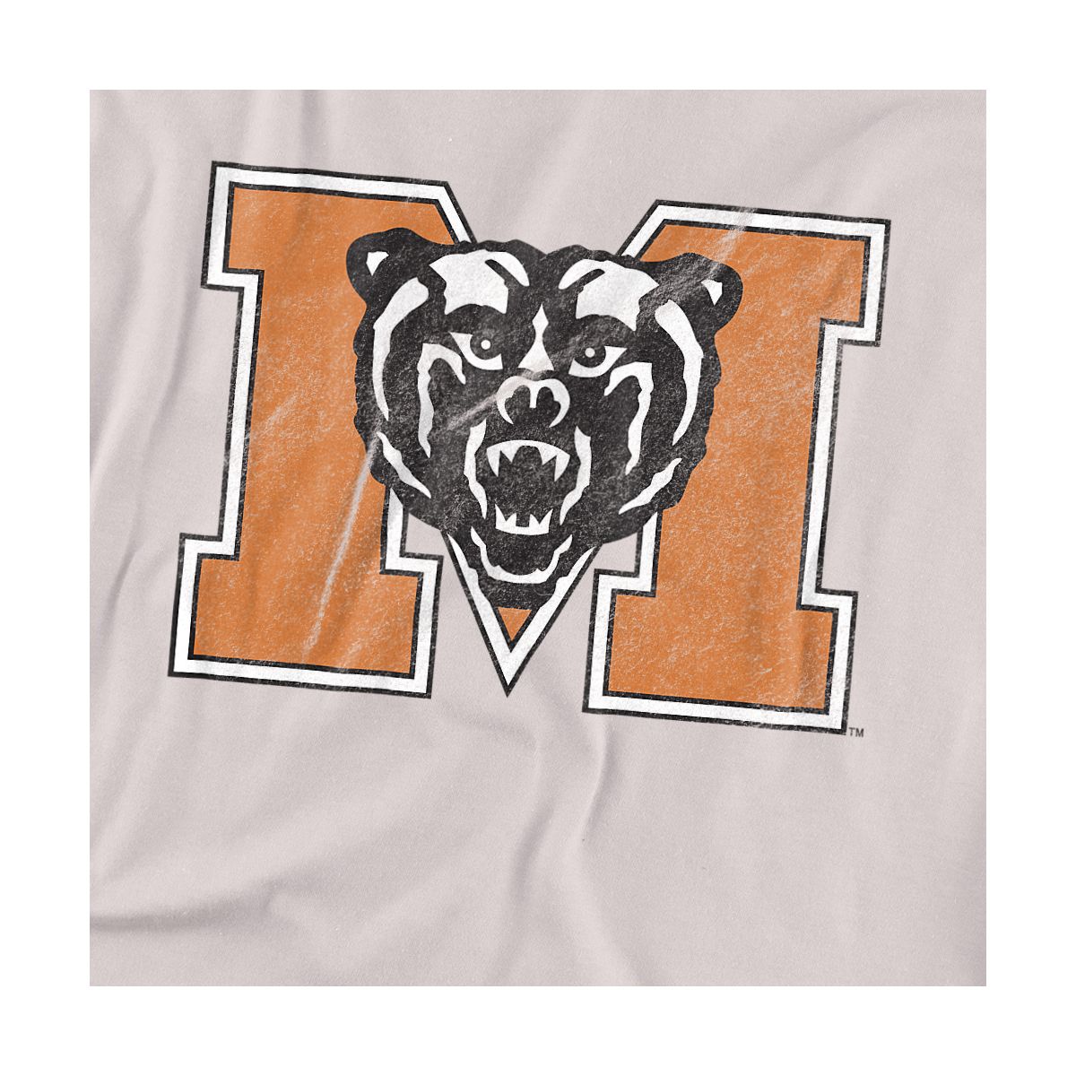 Men's Mercer University Official Distressed Primary T-Shirt - thumbnail 8