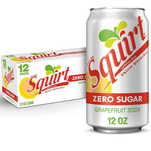 Squirt Zero Sugar Grapefruit Soda - 12pk/12 fl oz Cans - image 1 of 4