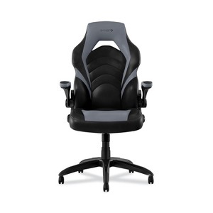 Emerge Vortex Bonded Leather Gaming Chair - Gray/Black - 1 of 1